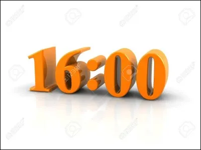 Elle passera ... 16 heures.