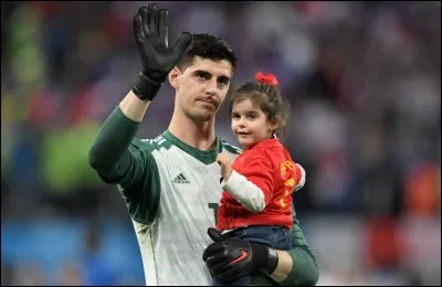 Quel était le nom du gardien de but titulaire de l'équipe de Belgique lors de la Coupe du monde de football 2014, au Brésil ?