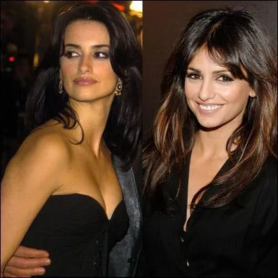 A droite, c'est la seour de Penelope Cruz, comment s'appelle-t-elle ?