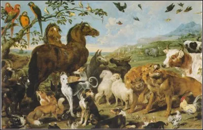 Qui a peint "L'Entrée des animaux dans l'arche" ?