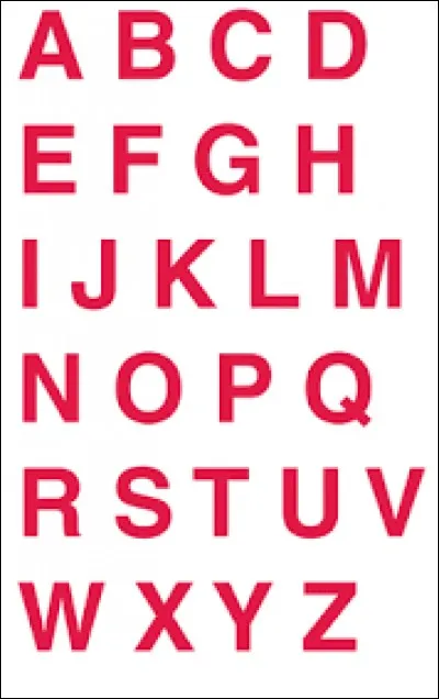 Prends la première lettre de ton prénom.