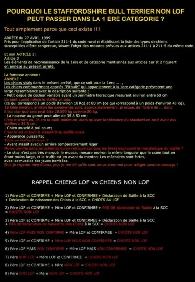 Un sbt non lof peut-il être catégorisé 1 ?