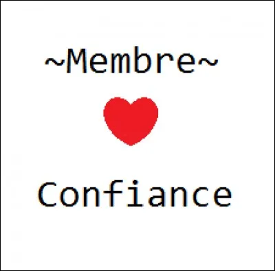 Pour obtenir le statut 'Membre Confiance', il faut créer au moins 2 quiz originaux et sans fautes d'orthographe.