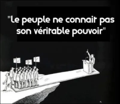 L'union fait la force, n'est-ce pas, indique l'illustration dans ce dessin très amusant. Qui utilisait le supplice de la "planche" ?