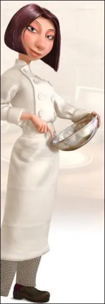 Comment s'appelle la seule fille qui travaille dans le restaurant de Gusteau ('Ratatouille') ?