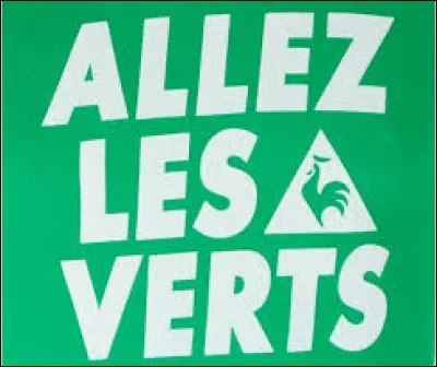 À quel club de foot s'adresse la chanson "Allez les Verts !" sortie en 1976 ?