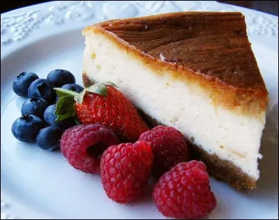 Le cheesecake est un de ses desserts nationaux.