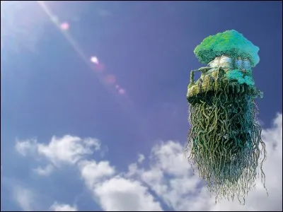 Y a-t-il le signe de Laputa sur le crisal géant ?