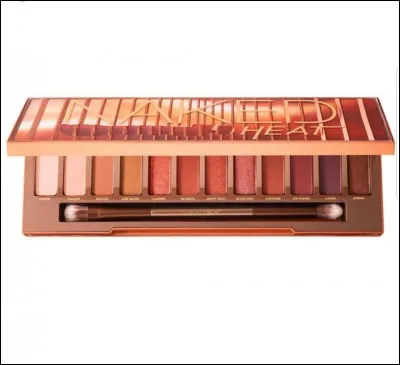 À quelle marque appartient la palette "Naked Heat" sortie en 2017 ?