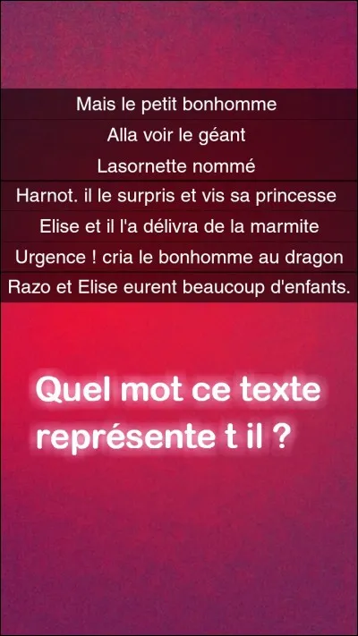 Dans l'avion tu t'endors au milieu du trajet, et quand tu te réveilles tu te retrouves dans une pièce avec une énigme (ci-dessous). Quelle est la réponse ?