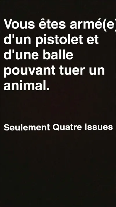 Tu t'es échappé et tu te retrouves dans le couloir mais un compteur se déclenche pour 15 secondes. Trouve la bonne porte.