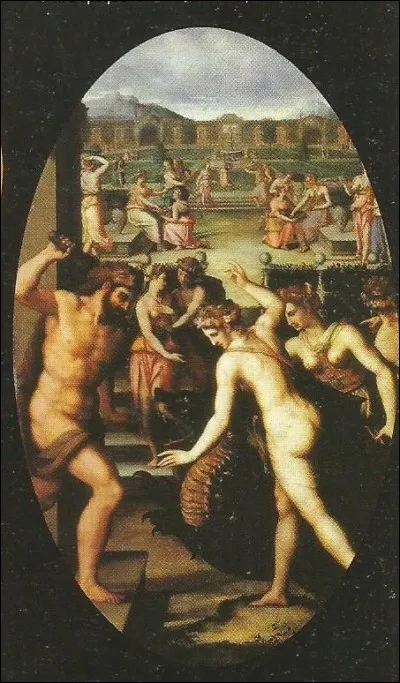 Les Hespérides, qui gardaient les pommes d'or, étaient les filles...