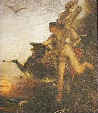 La biche de Cérynie, qu'il attrapa lors de son troisième exploit avait deux particularités : lesquelles ?