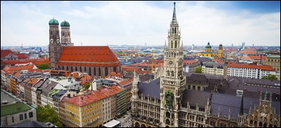 Cette grande ville allemande, capitale de la Bavière, c'est :