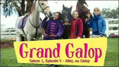 Sur quelle chaîne télévisée, la série "Le Grand Galop" est-elle diffusée en France ?