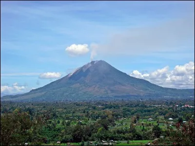 Le mont Sinabung, en sommeil pendant 400 ans avant quelques récentes éruptions, est un volcan de quel pays ?