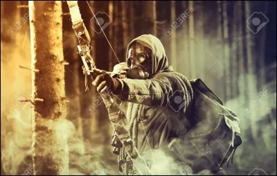 Tirer sur la corde d'un arc pour envoyer une flèche !