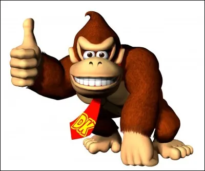 Est-ce que Donkey Kong est le seul gorille entre ces animaux ?
