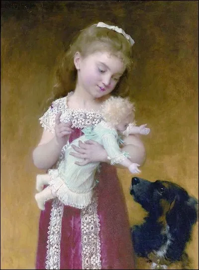 Qui a représenté cette fillette et sa poupée ?