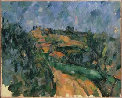 Qui a peint "La route tournante en haut du chemin des Lauves" ?