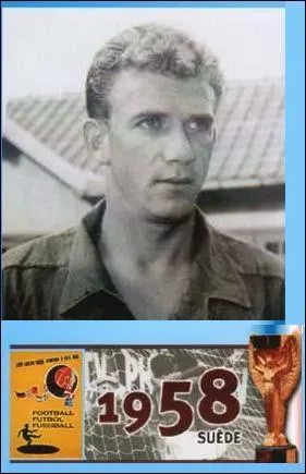 Grand dfenseur des annes 1950 qui eut la joie d'tre le 2e angevin  tre slectionn pour la coupe du monde 1958, c'est ?