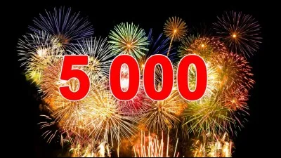 Quant à moi, je vous remercie tous pour votre fidèle participation, et sachant que je suis absente du site 4 mois par an, et que je crée en moyenne une quarantaine de quiz par mois, je vous donne rendez-vous pour mon 6000e quiz, dans...