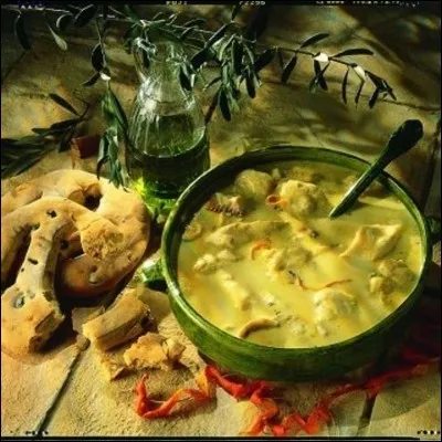 C'est Mia qui a fait la cuisine ! Elle nous a mijoté un mets de poissons, spécialité nîmoise !