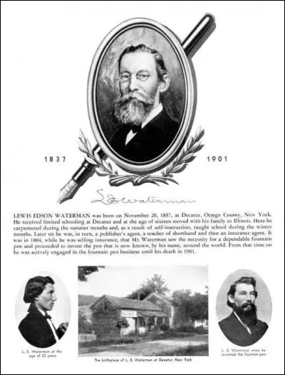 Il connaissait le domaine étant vendeur de stylos à New York. Il perfectionna le produit et déposa un brevet de son invention. Il équipa ses stylos de 3 fissures. Avec les années, il devint titulaire de plusieurs brevets de stylo à plume dont quelques modèles ont été en usage longtemps après. C'est :
