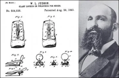 Il était déjà un inventeur avec une douzaine de brevets à son actif pour des moteurs et des systèmes de freinage des chemins de fer.
Il a voulu remplacé les longs lacets qui étaient utilisés pour les bottes. Le 29 août 1893, il obtint un autre brevet pour ce qu'il appelait le "fermoir", l'ancêtre de la fermeture Éclair. Il s'agit de :