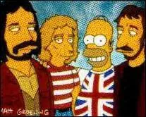 Quel est ce groupe au cot d'Homer ?