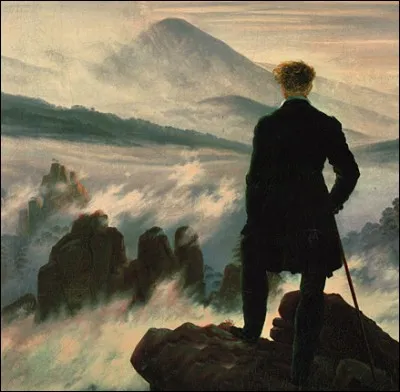 Sensation de solitude de bien-être et de liberté, sur cette toile de l'artiste :