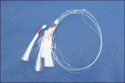 Comment s'appelle ce leurre utilisé en mer qu'on met sur un bas de ligne terminé par une cuillère ondulante ?