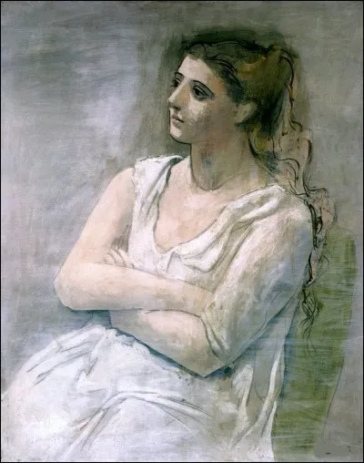 Qui est le peintre de "La Femme en blanc" ?