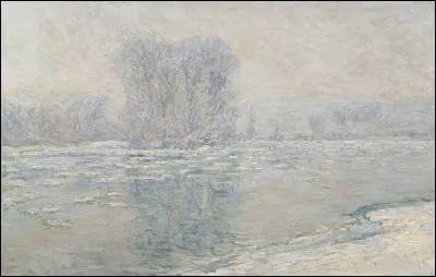 Qui a r&eacute;alis&eacute; la toile "Gla&ccedil;ons effet blanc" ?