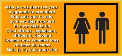 Faites votre choix !