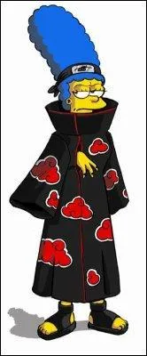 Marge est dguise en un personnage de Naruto, mais lequel ?
