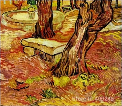 Qui a représenté ce banc de pierre ?