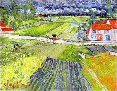 Qui a peint "Auvers, route après la pluie" ?