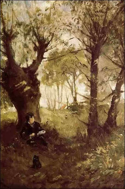 Qui a représenté "Le vieux chemin à Auvers" ?