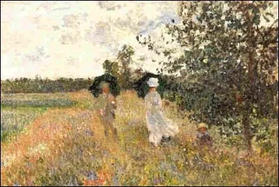 Qui a réalisé le tableau "Promenade près d'Argenteuil" ?