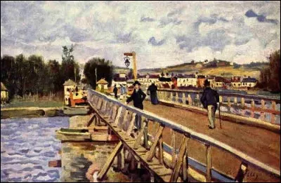 Qui a peint "Argenteuil, la passerelle" ?