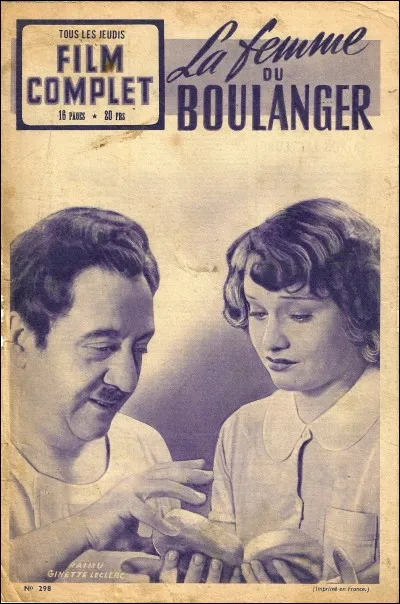 "La Femme du Boulanger" est un livre de Marcel Pagnol.