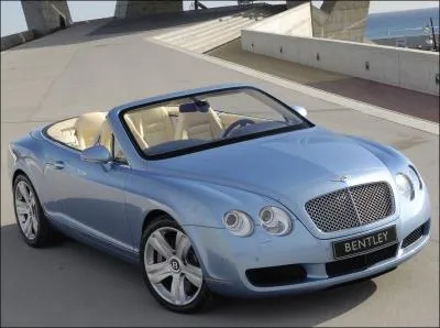 C'est une Bentley...