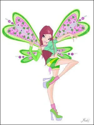 Quelle est la plante et le pouvoir de Roxy ?