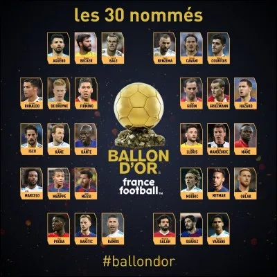 Qui a remporté le Ballon d'or 2018 ?