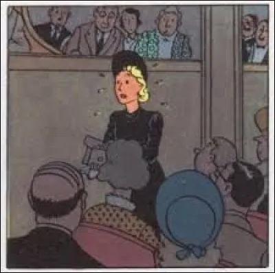 Rare personnage féminin qui intervient dans "Les 7 Boules de Cristal", c'est Madame...