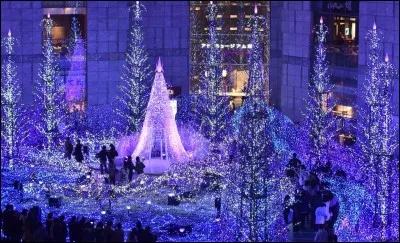 On est hâtif pour se mettre dans l'atmosphère de Noël : à peine l'Halloween a-t-il pris fin que le temps des fêtes prend sa place, le 1er novembre. Prenez pour acquis que l'une des choses qui vous rappellera le plus votre Noël nippon, c'est que les Japonais sont très forts avec leurs illuminations.
En soirée il est agréable de faire un tour dans l'un des marchés de Noël, la capitale a du choix.
