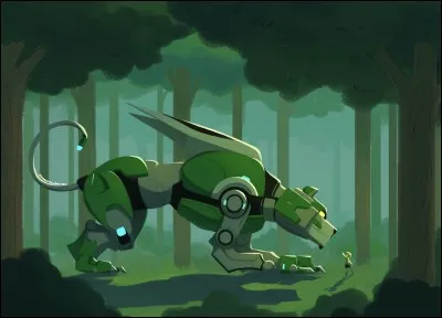 Quel paladin contrôle le lion vert ?