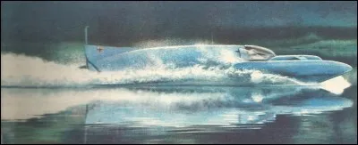 Le 23 juillet 1955 l'Oiseau-bleu, canot à réacteur, a battu le record du monde de vitesse : Quelle était celle-ci ?