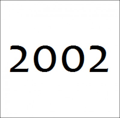 L'année 2002 était une année bissextile.